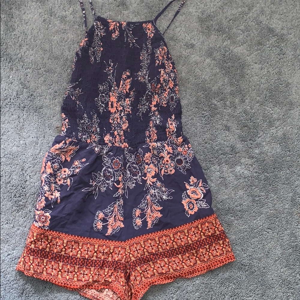 multi colored romper